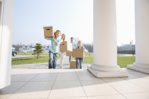 Commercial removals support for a local Clapham business