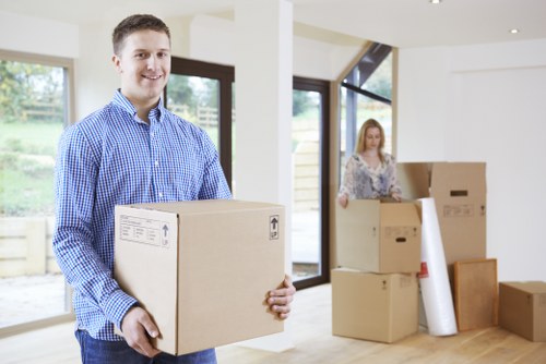 Packing and loading service for a local move