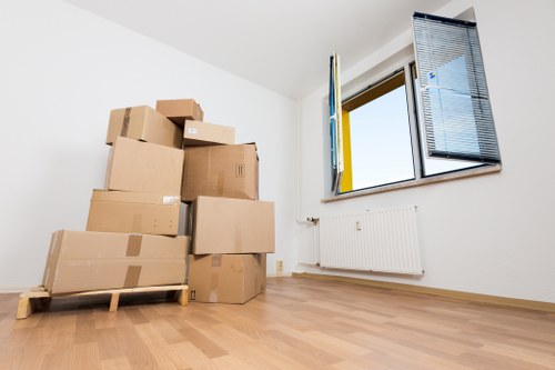 Careful loading and unloading during a Clapham home move