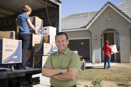 Local mover handling boxes and household items in Clapham