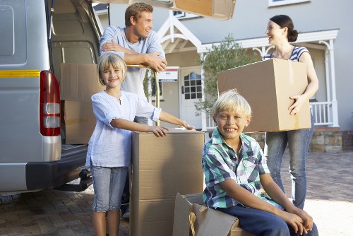 Low-carbon removal van used for sustainable moving in Clapham