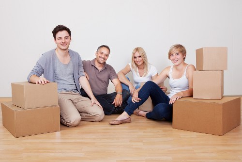 Waste removal and recycling items sorted for lawful disposal