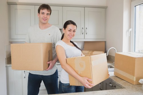 Professional removals company planning a local move in Clapham